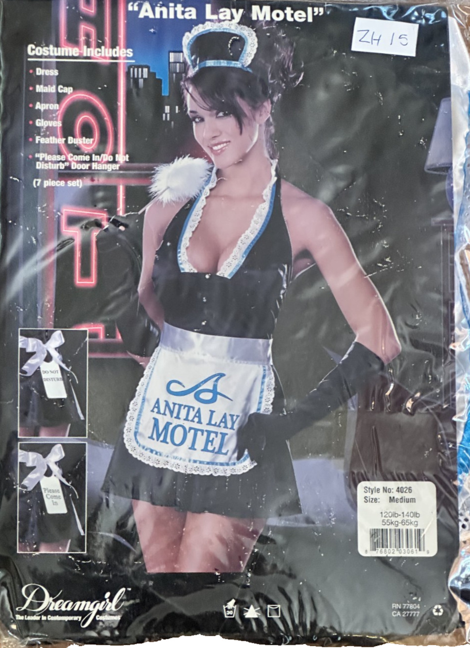 Dreamgirl Anita Lay Motel French Maid Cosplay Set Size:Med